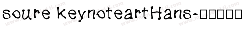 soure keynoteartHans字体转换